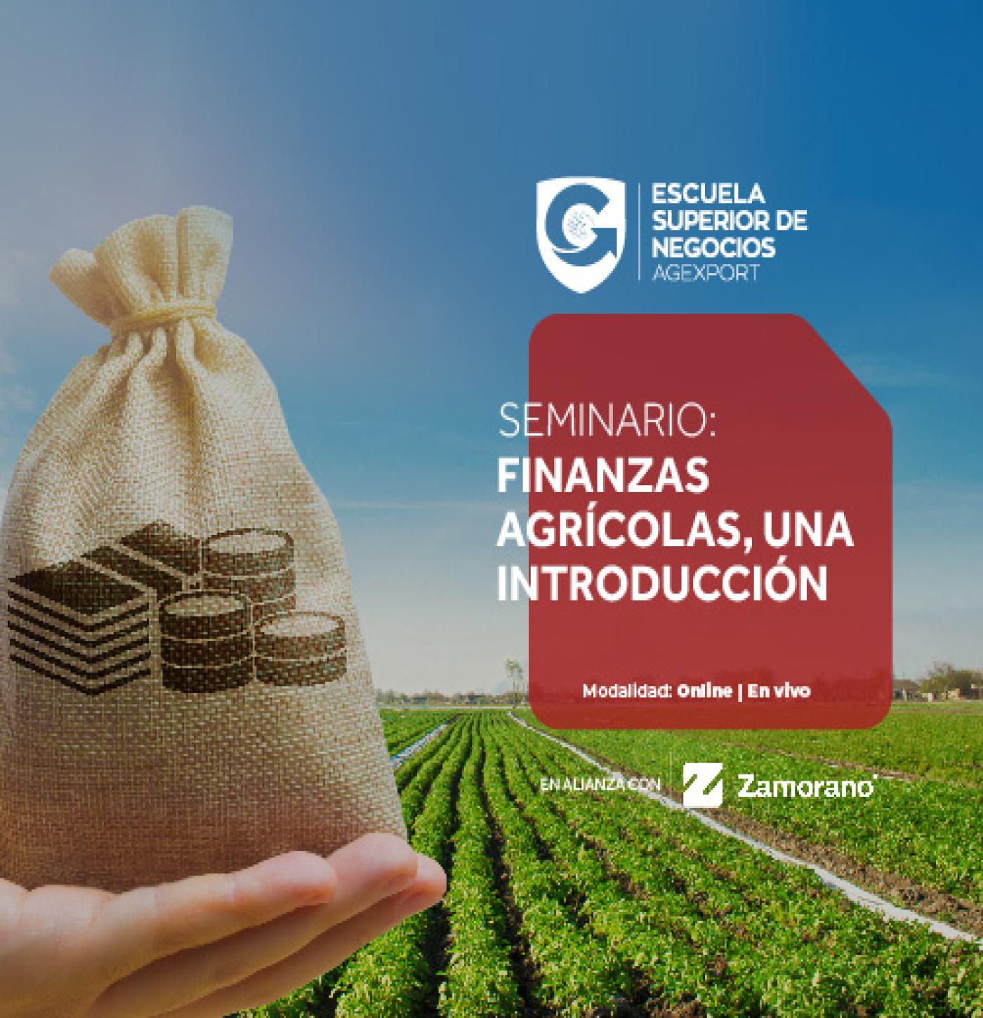 FINANZAS AGRÍCOLAS, UNA INTRODUCCIÓN