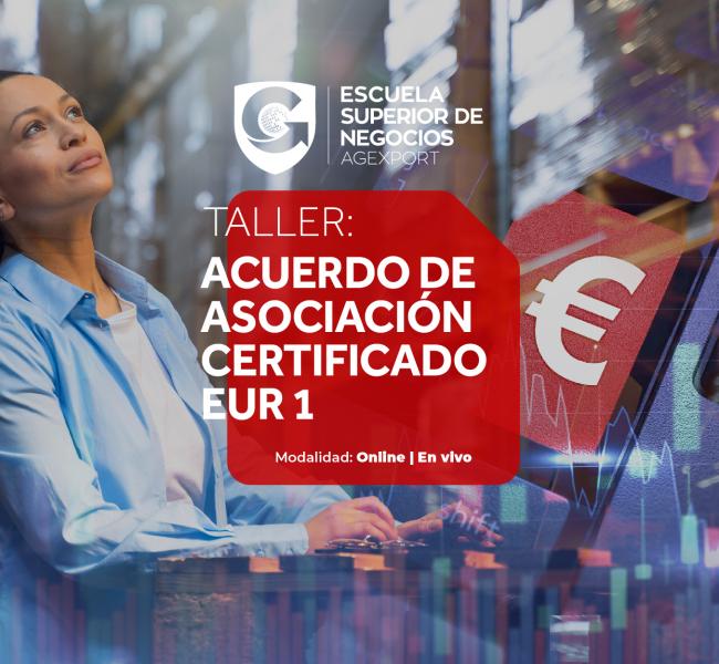 Acuerdo de asociación certificado EUR 1